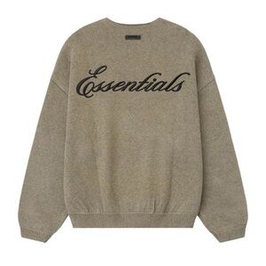 Fear of God Heather waffle knit Crewneck Sweater